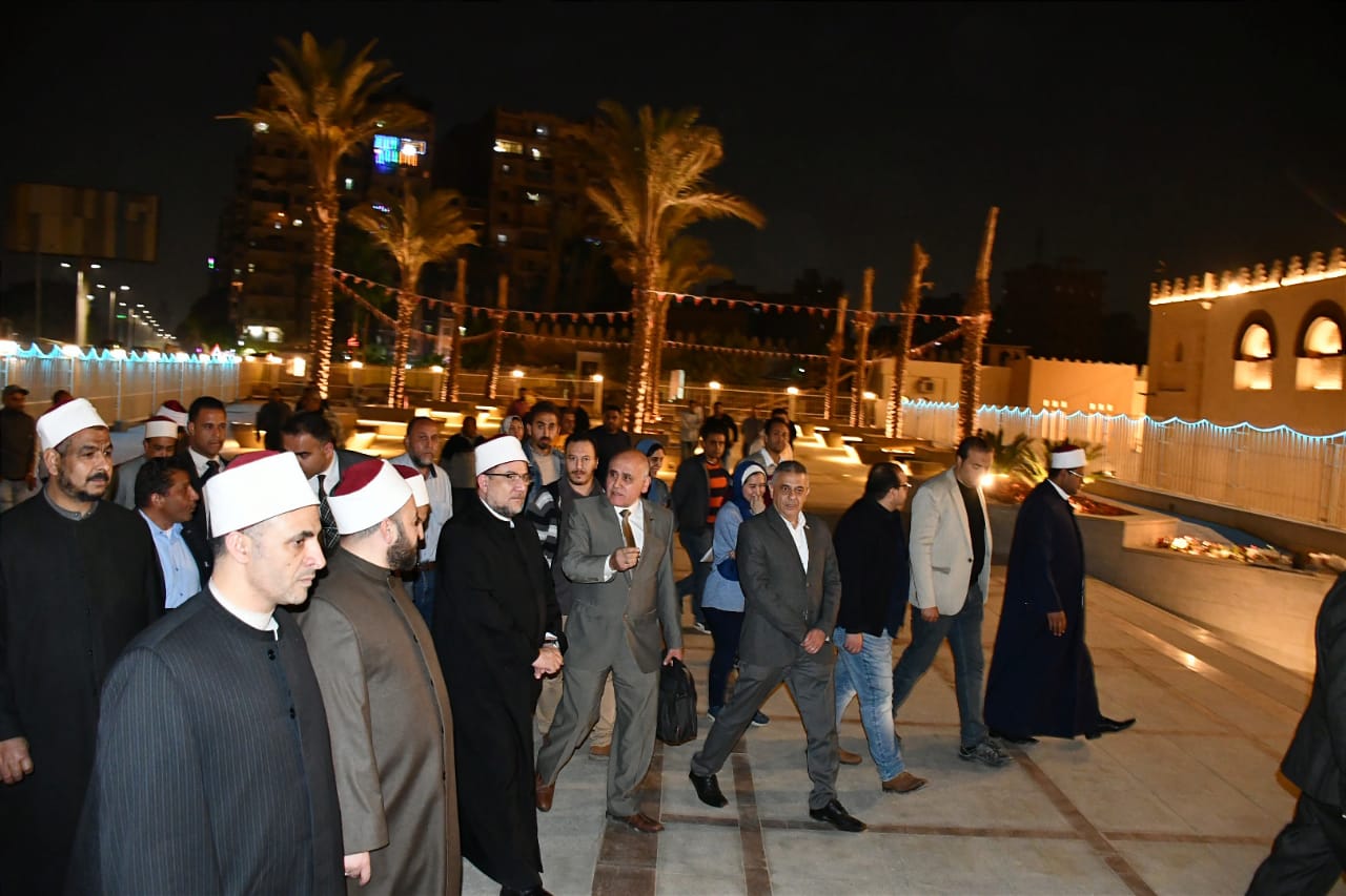 وزير الأوقاف يتفقد مسجد عمرو بن العاص