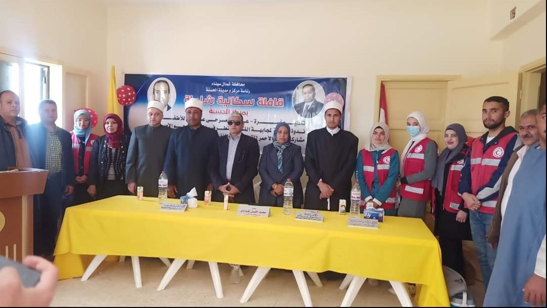 قوافل سكانية لقري مركز الحسنة 