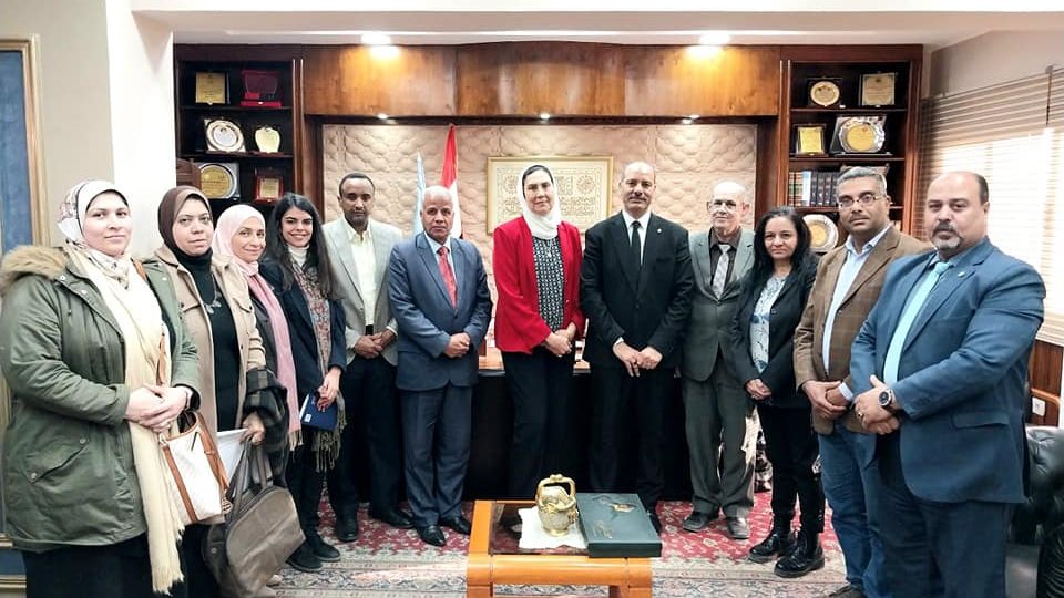 وكيل وزارة التربية والتعليم يستقبل وفد الصحة العالمية
