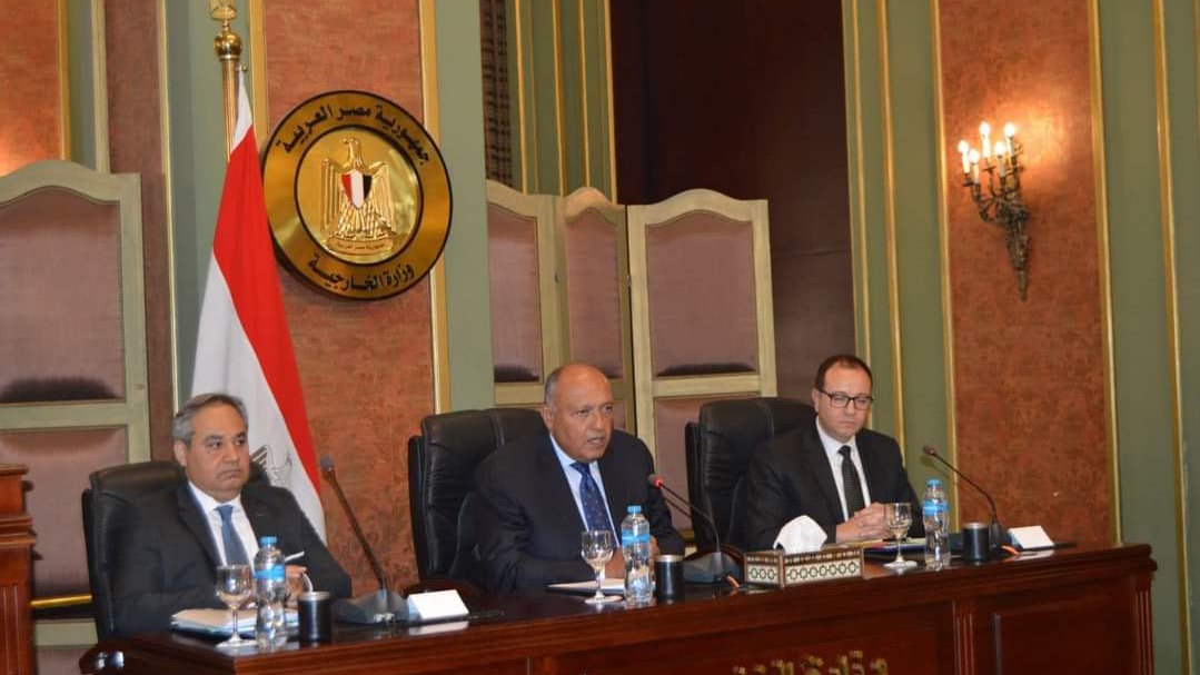 وزير الخارجية يشهد مراسم تخرُّج وأداء القسم الخاص بالدفعة ٥٤