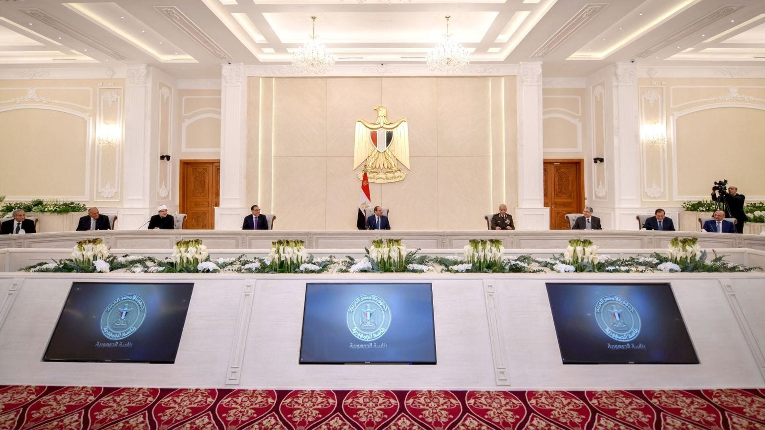 الرئيس السيسي بالعاصمة الإدارية 