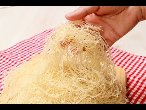 طريقة عمل عجينة الكنافة 