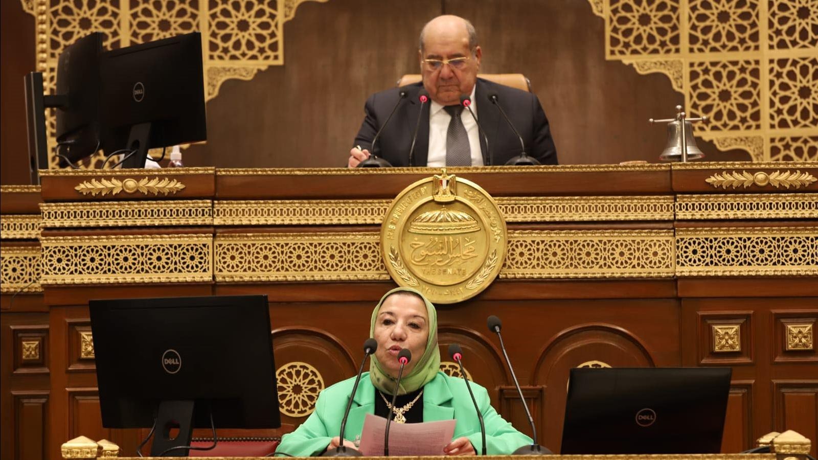النائبة حياة خطاب ، عضو مجلس الشيوخ 