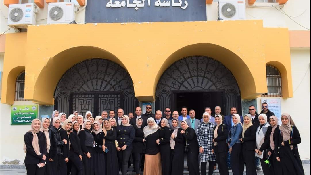 افتتاح معرص الإبداع الطلابية بجامعة العريش 