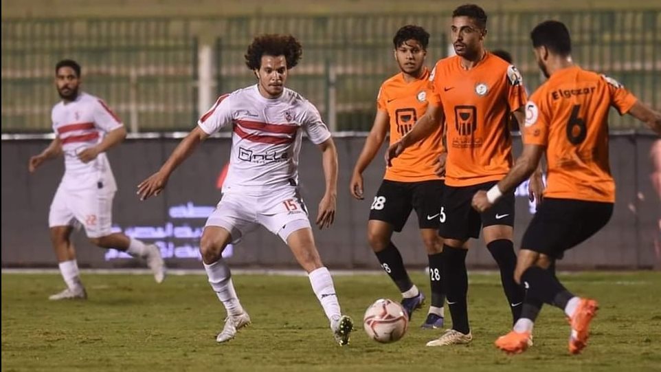 مباراة الزمالك والبنك الأهلي 