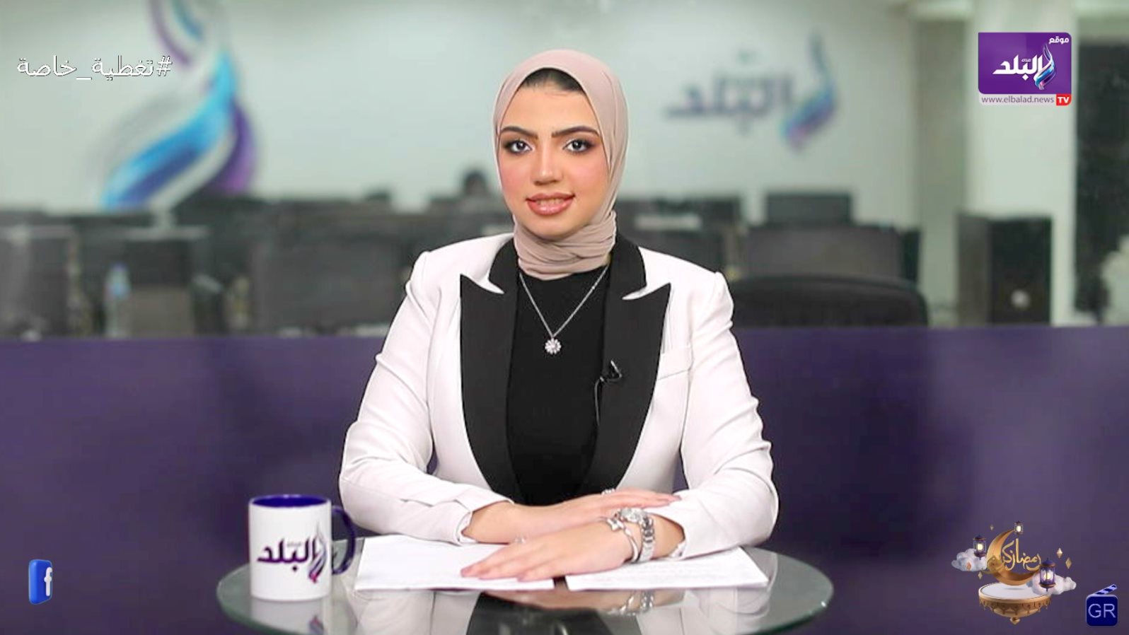  تسنيم خيري مذيعة صدى