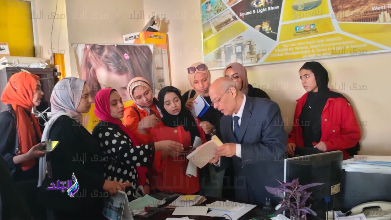 طالبات  بجامعة طيبة التكنولوجية تزور إحدى الشركات السياحية ب