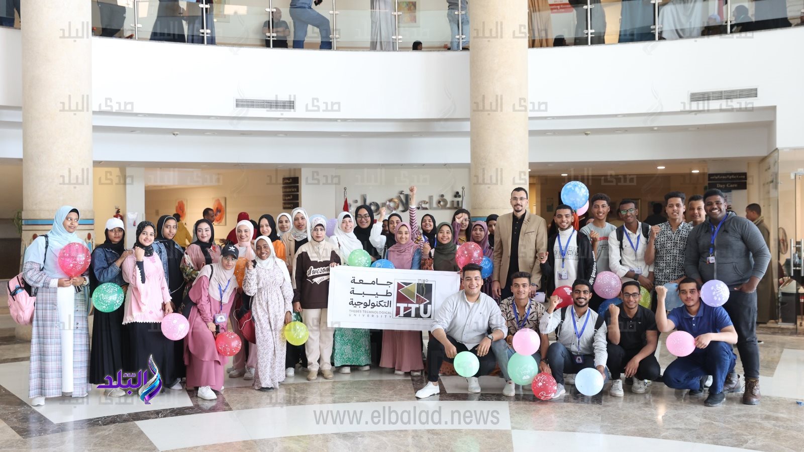 طلاب طيبة التكنولوجية ينظمون حملة للتبرع بالدم لصالح مرضى ال