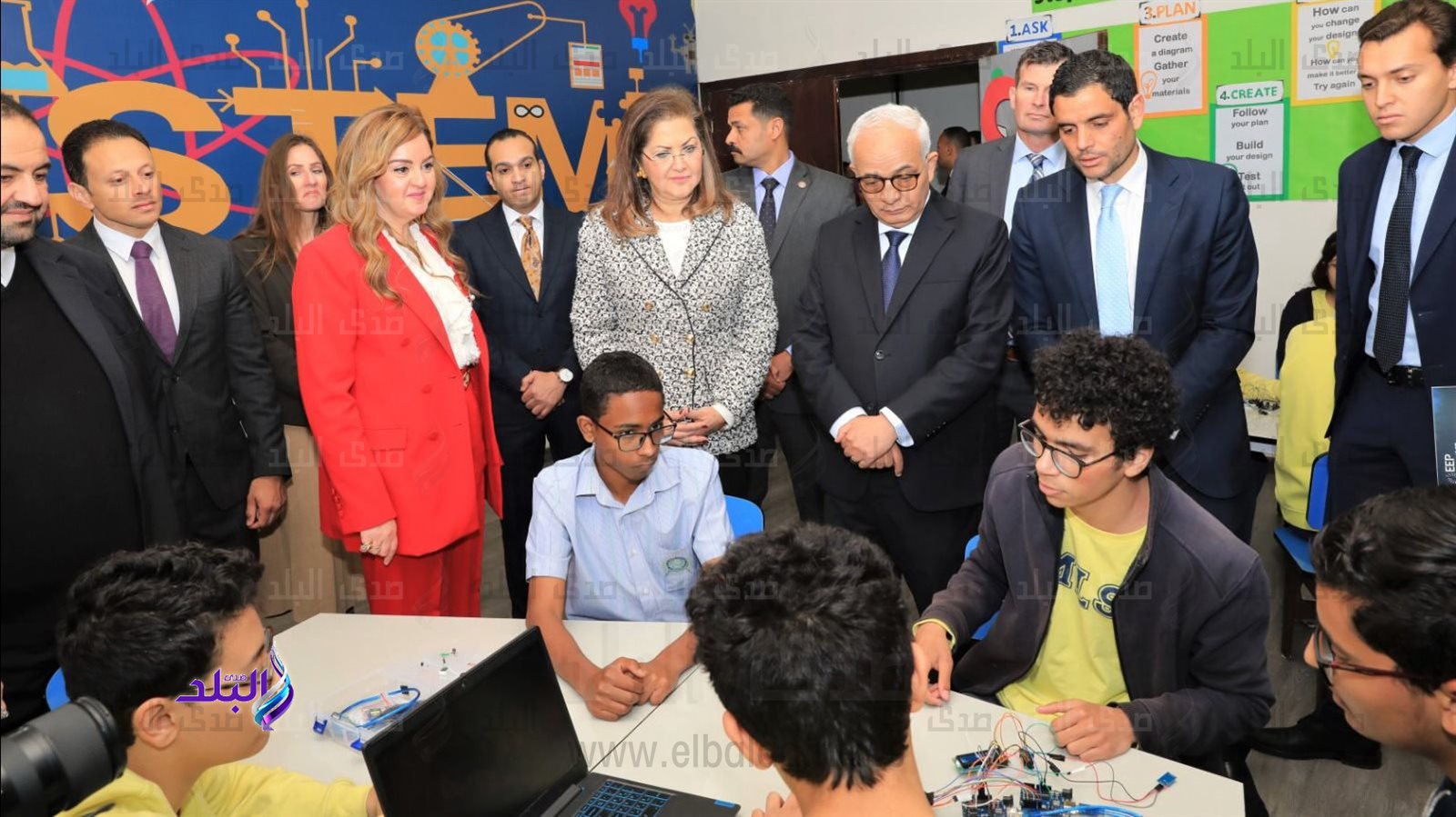 جانب من الزيارة 
