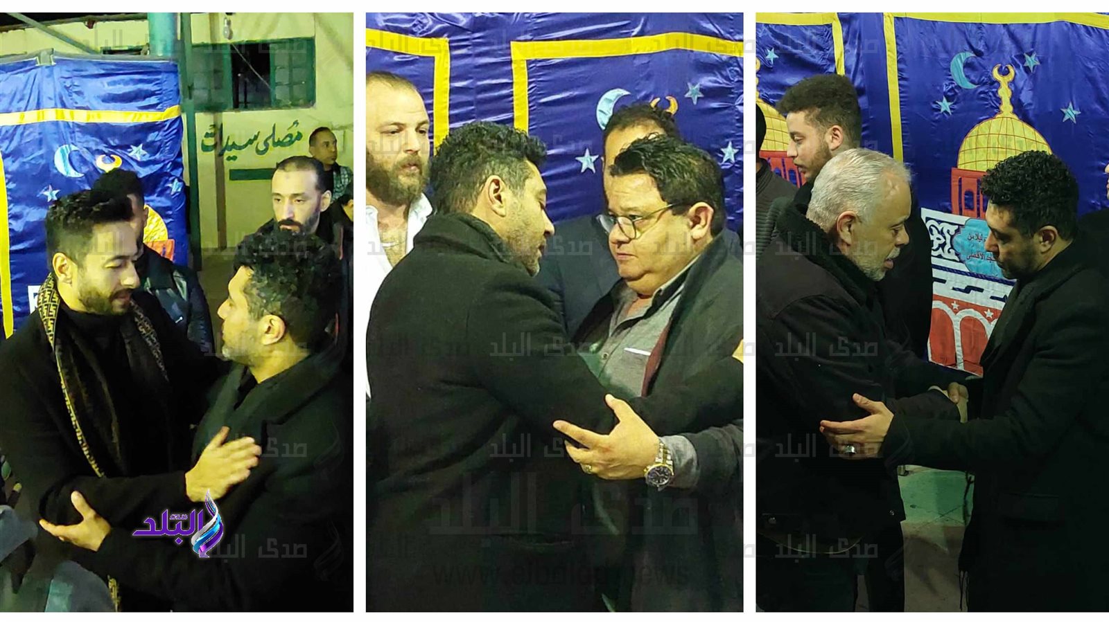 عزاء والدة محمد عز
