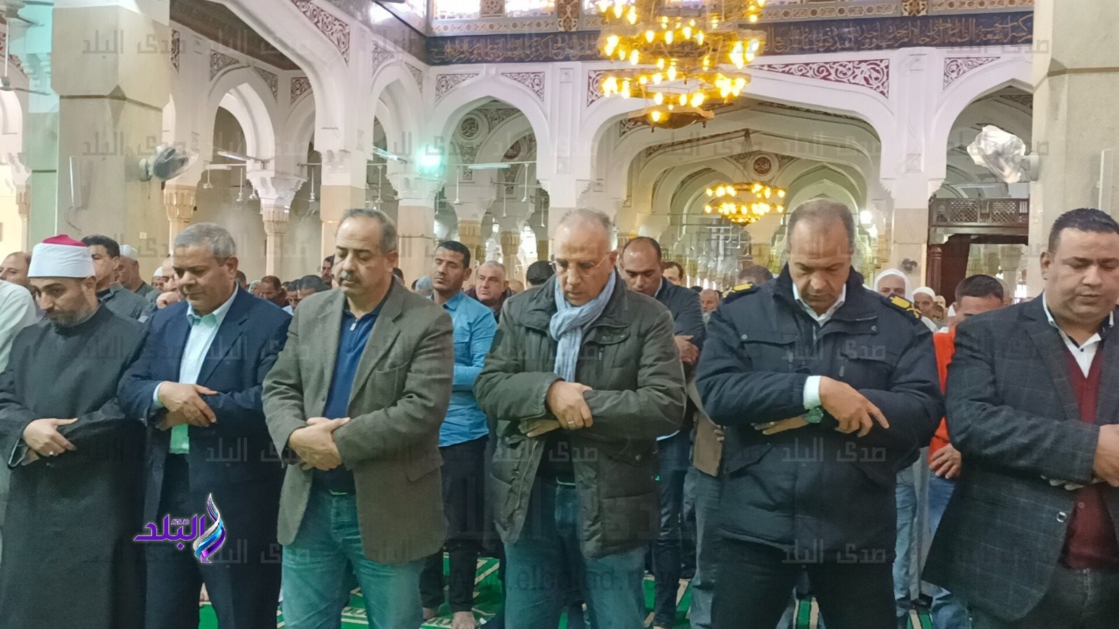 وزير الري في مسجد الدسوقي