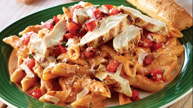 طريقة عمل باستا بالدجاج المشوي   