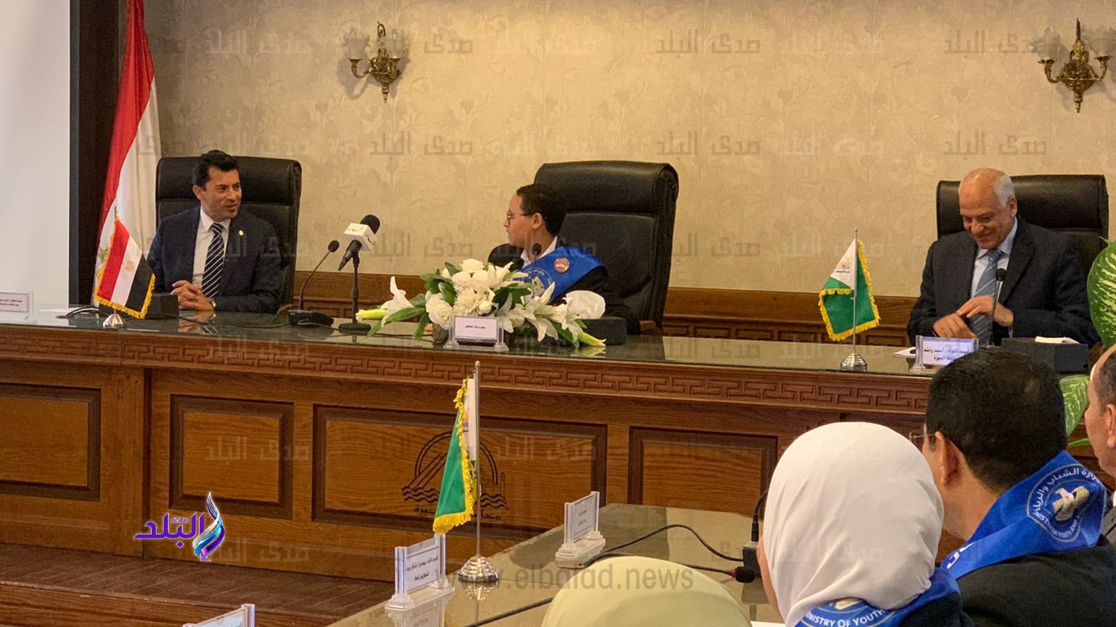 محافظ الجيزة ووزير الشباب والرياضة