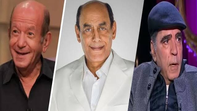 محمود الجندى وأحمد بدير ولطفى لبيب 