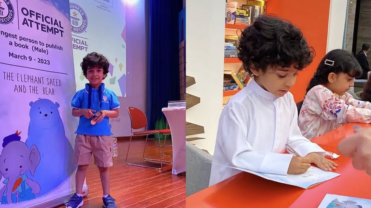 أصغر كاتب في العالم.. عمره 4 سنوات