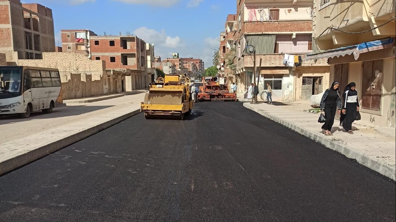 رفع كفاءة شوارع الثغر 