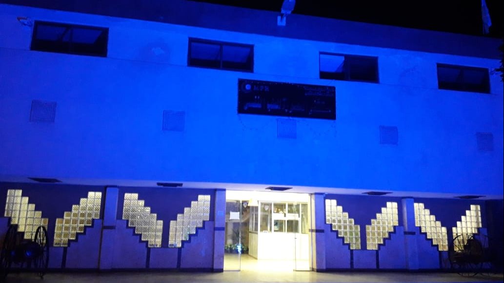 انارة مبان الصحة النفسية  تضامنا مع اليوم العالمي للتوحد 