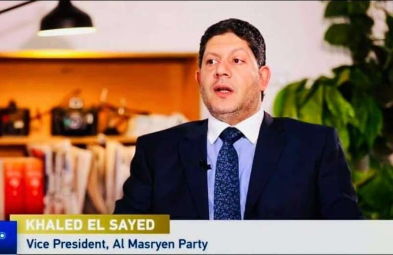 المستشار خالد السيد مساعد رئيس حزب "المصريين