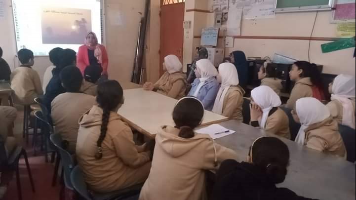 بعض ندوات التوعية السياحية  بمدارس الفيوم 