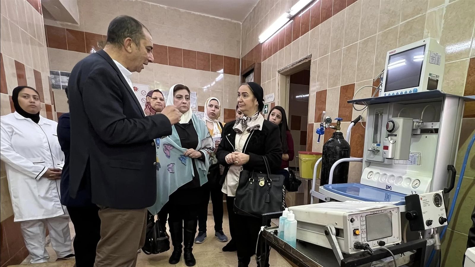 الدكتورة أميرة طهيو بمستشفى الصحة النفسية بالإسكندرية