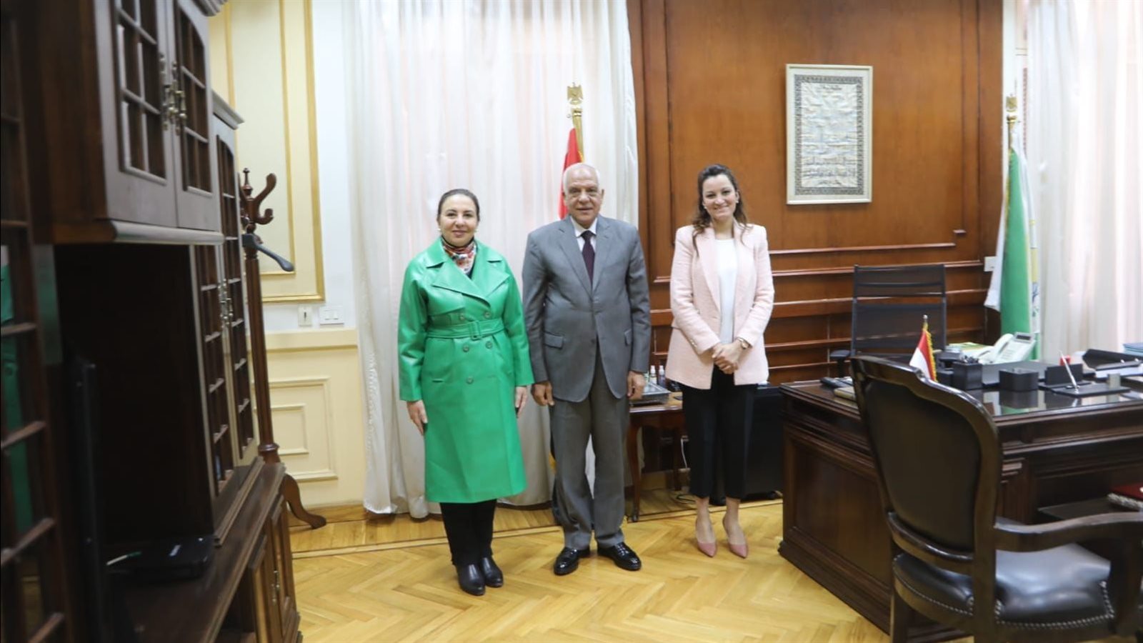 محافظ الجيزة ونائب وزير الاتصالات