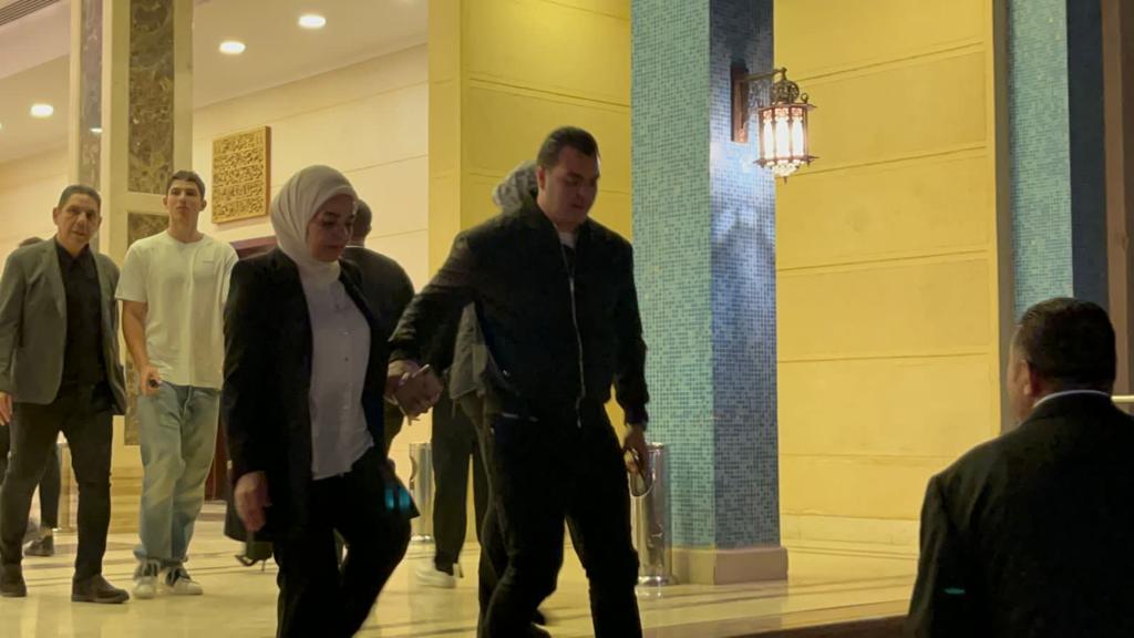 عزاء والد دينا الشربيني