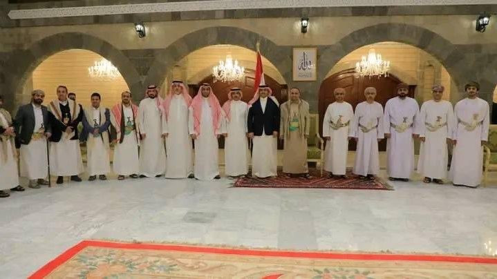 الوفد اليمني العماني مع الحوثيين في صنعاء