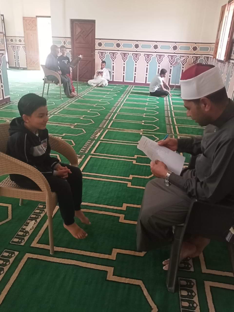 اختبار المتقدمين لمسابقة حفظة القرآن الكريم 