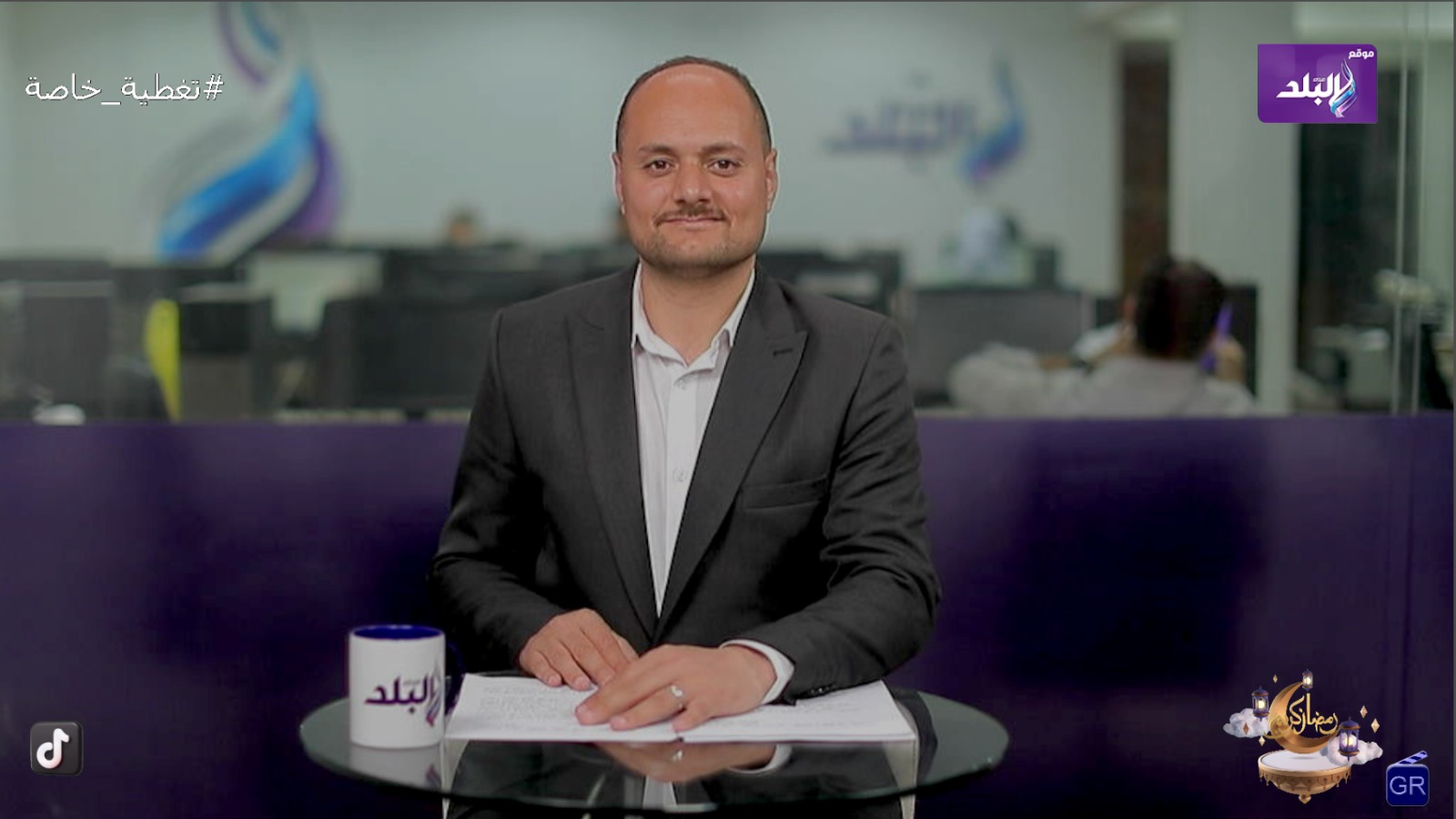 مذيع موقع صدى البلد أحمد زهران