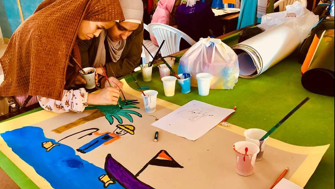 ورش عمل للرسم في شمال سيناء 