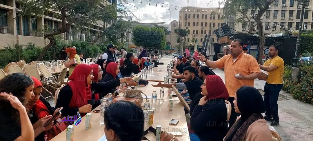 حفل إفطار جماعي بكلية دار العلوم جامعة القاهرة 