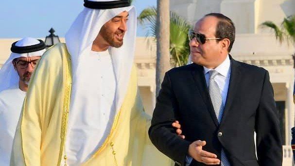 السيسي وبن زايد 