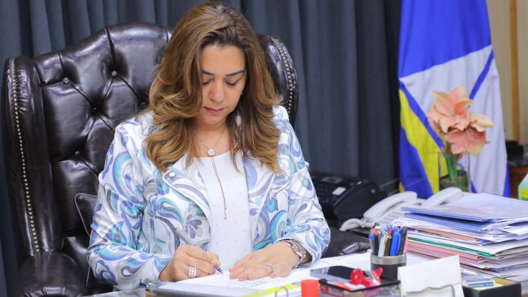 منال عوض محافظ دمياط