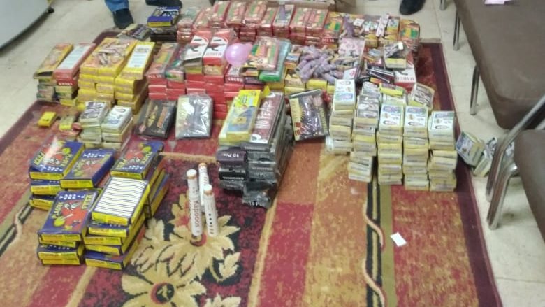 جانب من المضبوطات