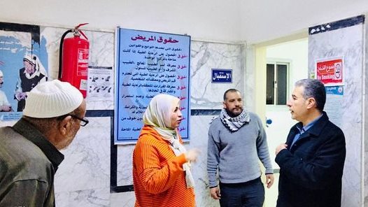 وكيل وزارة الصحة خلال تفقد المستشفيات