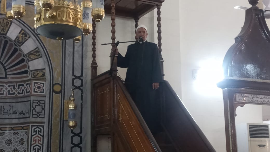 الشيخ سلامة عبدالرازق وكيل وزارة الأوقاف في الإسكندرية