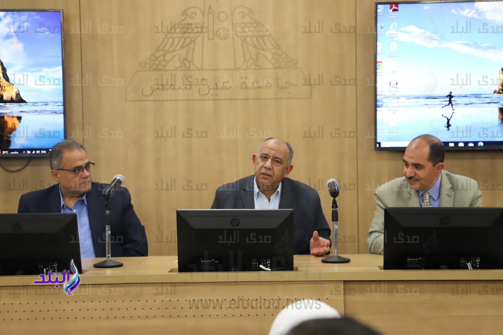 لقاء رئيس و نائب رئيس جامعة عين شمس بالطلاب الحاصلين على منحة USAID8