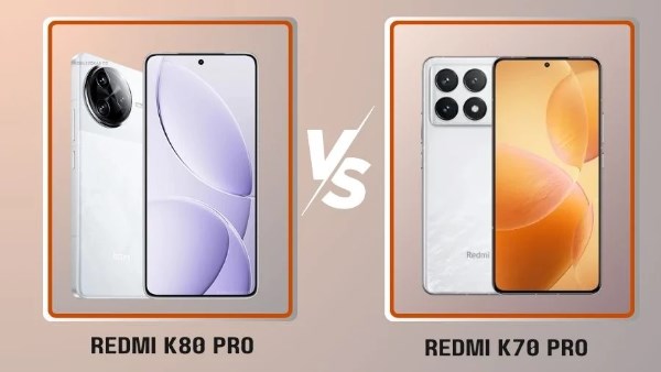 مقارنة بين هاتفي شاومي Redmi K80 Pro و Redmi K70 Pro