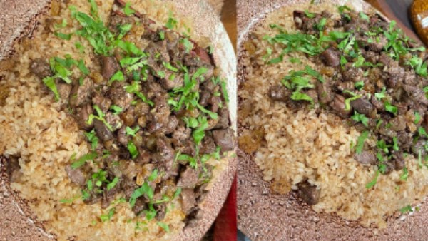 طريقة عمل أرز بالكبد والقوانص