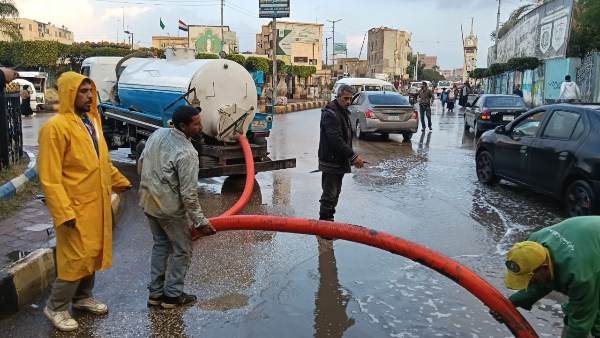 سقوط أمطار في المنوفية 