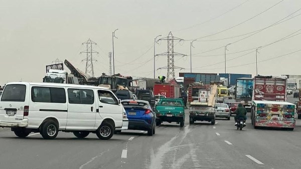 بعد رفع الحطام.. الحصيلة النهائية لحادث الدائري الأوسطي بحلوان