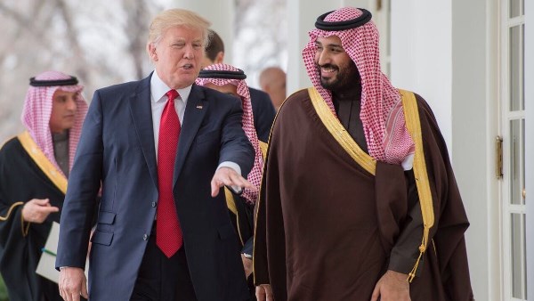  الأمير محمد بن سلمان بن عبدالعزيز و الرئيس دونالد ترامب