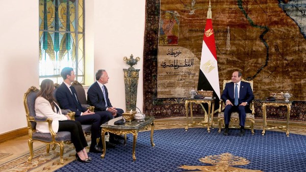 لقاء الرئيس السيسي بويتكوف وكوشنر 