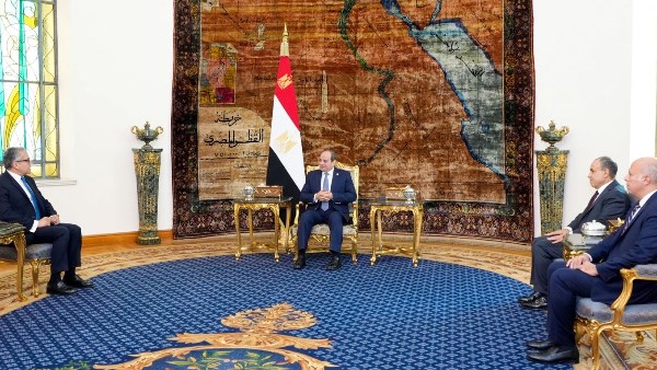 الرئيس السيسي يلتقي مدير اليونسيكو 