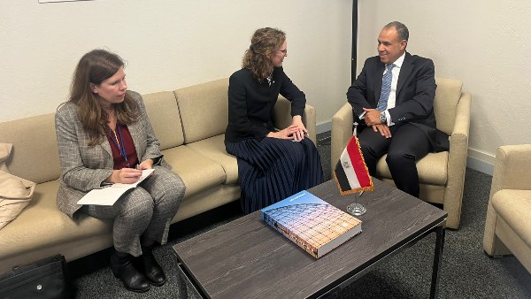 وزير الخارجية يلتقي المندوبة الدائمة للوكسمبورج لدى اليونسكو والرئيس الحالي لمجموعة الدول الغربية