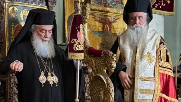 تنصيب رئيس أساقفة سيناء في دير القديسة كاترين  تنصيب رئيس أساقفة سيناء في دير القديسة كاترين