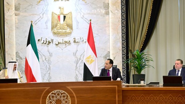 رئيسا وزراء مصر والكويت