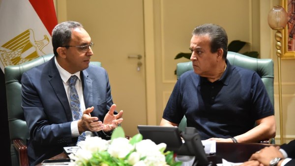 وزير الصحة ومحافظ قنا  وزير الصحة ومحافظ قنا