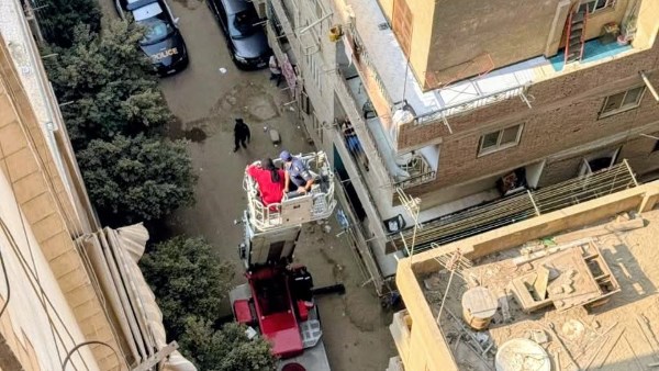 لحظة إنقاذ السيدة  لحظة إنقاذ السيدة