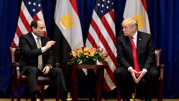 الرئيس السيسي وترامب 